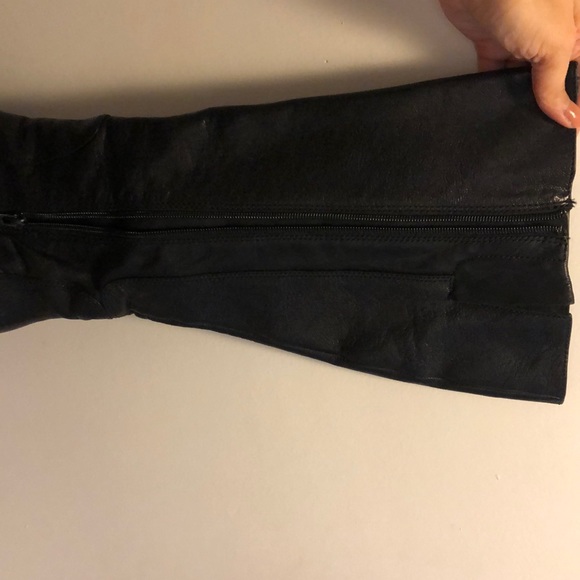 Nine West Wedge Leather Boots - Picture 4 of 4